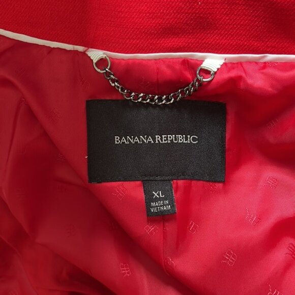 Banana Republic RED Moto Jacket Size XL - Picture 6 of 6